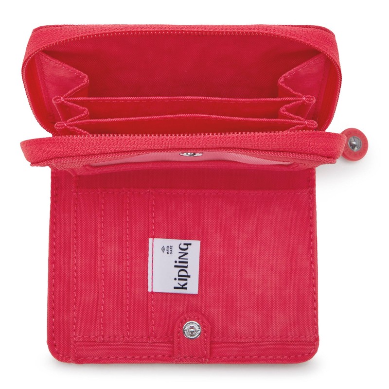 Kipling Women's Money Love Wallet, Resort Pink, 1''L x 5''H