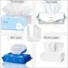 Xanadued Kitchen Wipes Storage, Flushable Wipes Holder for Bathroom, Wall-Mounted