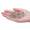 Lilaly 60 Pcs 12mm Bra Hooks for Straps 3 Styles