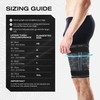 Always Ready, Thigh Compression Support Sleeve (2 Per Pack) with