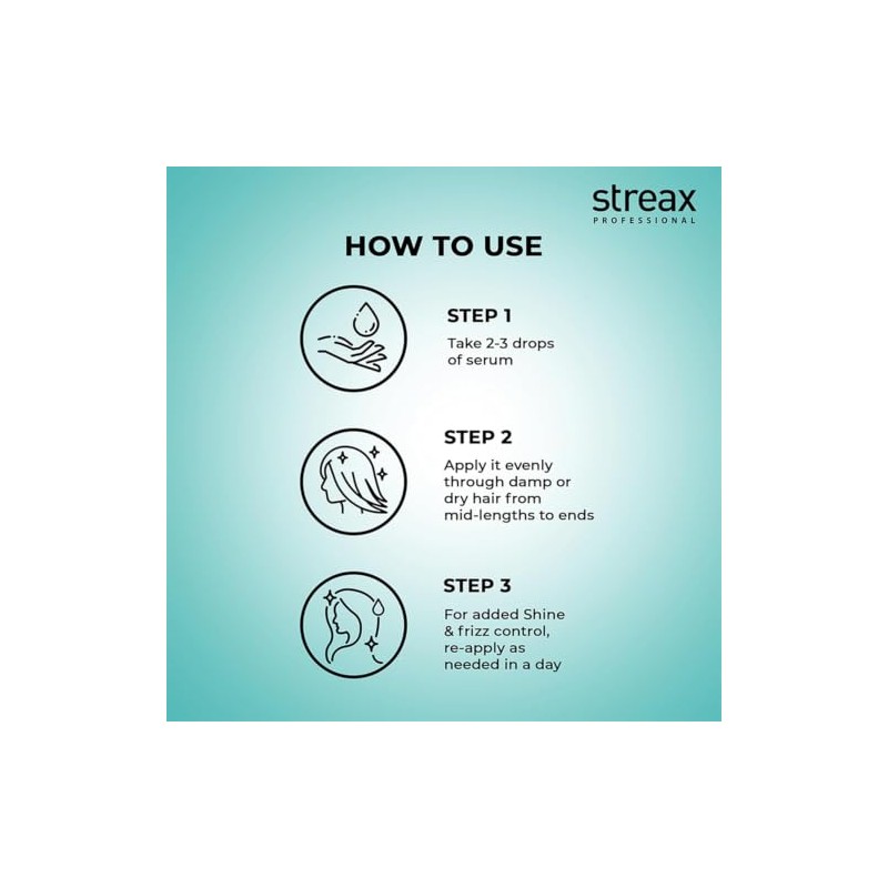 Streax Professional Vitariche Gloss Hair Serum (115 ml)