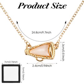 Giantree Cheerleading Necklace, Cheerleading Gift, Ladies Cheerleadings Necklace, Coach Mom Cheerleadings Gift, Cheer Team Spirit Accessories, Creative Necklaces Accessories Coach Gifts (Gold)