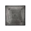 Plum Fittings 4" x 4" Square Black Aluminum Ball Post