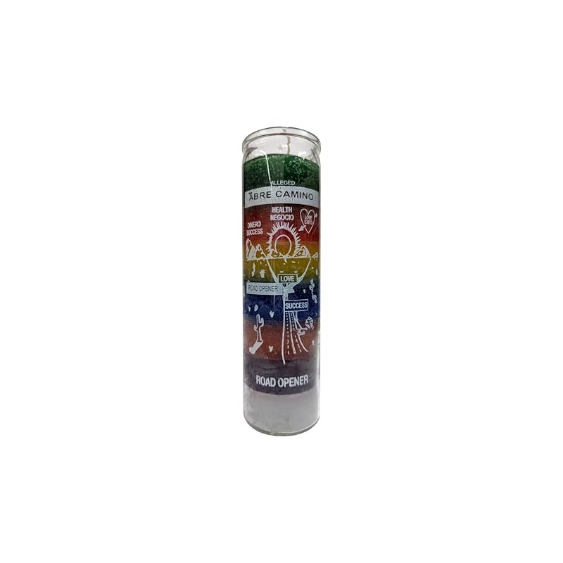 Generic Abre Camino (Road Opener) 7 Color Pilar Candle