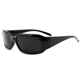 Grenhaven Pinhole Glasses for Eye Training - Black