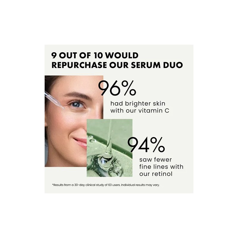 Eclat Suero Retinol Para Ojos Y Suero Facial De Vitamina
