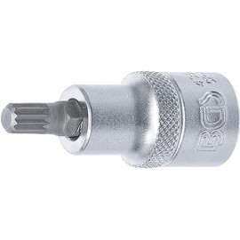 BGS 4352 | Bit Socket | 12.5 mm (1/2") Drive | Spline (for XZN) M8