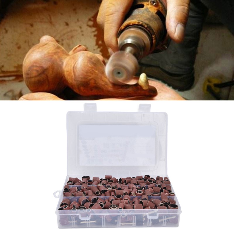 384Pcs Sanding Drum Sleeve Set Resin Drums Mandrels for Nuclear