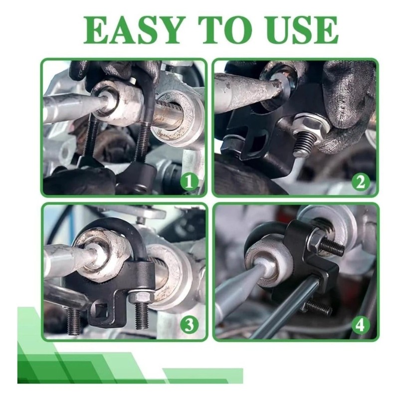 Upgraded Reliable Economical Compact Low Profile Inner Tie Rod Removal