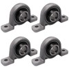 S SYDIEN 11/16 inch Pillow Block Bearing 4Pcs, 17mm ID
