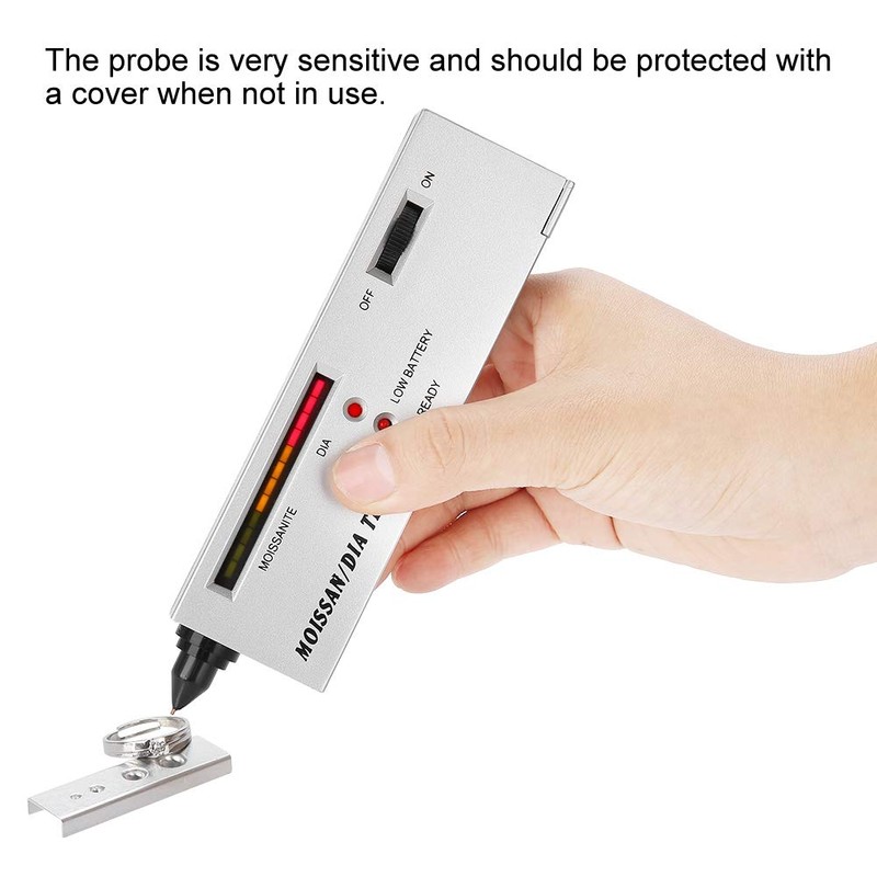 Test Gold Tester 17×5×3 Professional Moissan Led Indicator Tester Moissanites