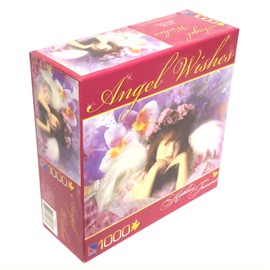 Angel Wishes Puzzle by Kathleen Francour : Vintage Violet