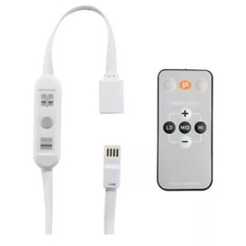 power practical Luminoodle USB Switch and Dimmer Female to Male On Off Switch With Remote, NEW