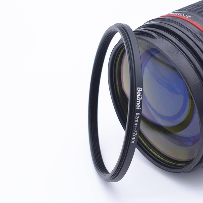 82mm Lens to 77mm Filters Ring,Camera Step-Down Filters Ring Compatiable