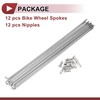 HEROFFIX 12 Set 14G Bicycle Spokes 199mm Bike Wheel Spokes