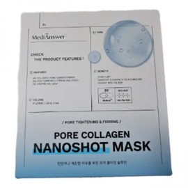 Pore ​​Cooling MediAnswer Pore Collagen Nano Shot Mask 5 sheets / 모공쿨링 메디앤서 포어 콜라겐 나노샷 마스크 5매