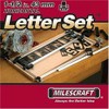 Milescraft 2202 Horizontal Character Template Set 1.5in (42 piece) Router