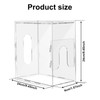Foribyw Breast Milk Storage Organizer Clear Acrylic Breastmilk Freezer Organizer