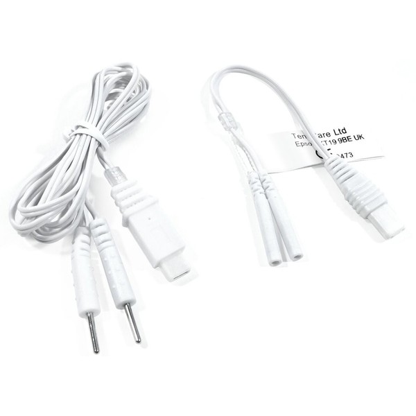 TensCare iTouch Sure and Elise Replacement Cable Kit with Plastic Plug (UK VAT Approved)