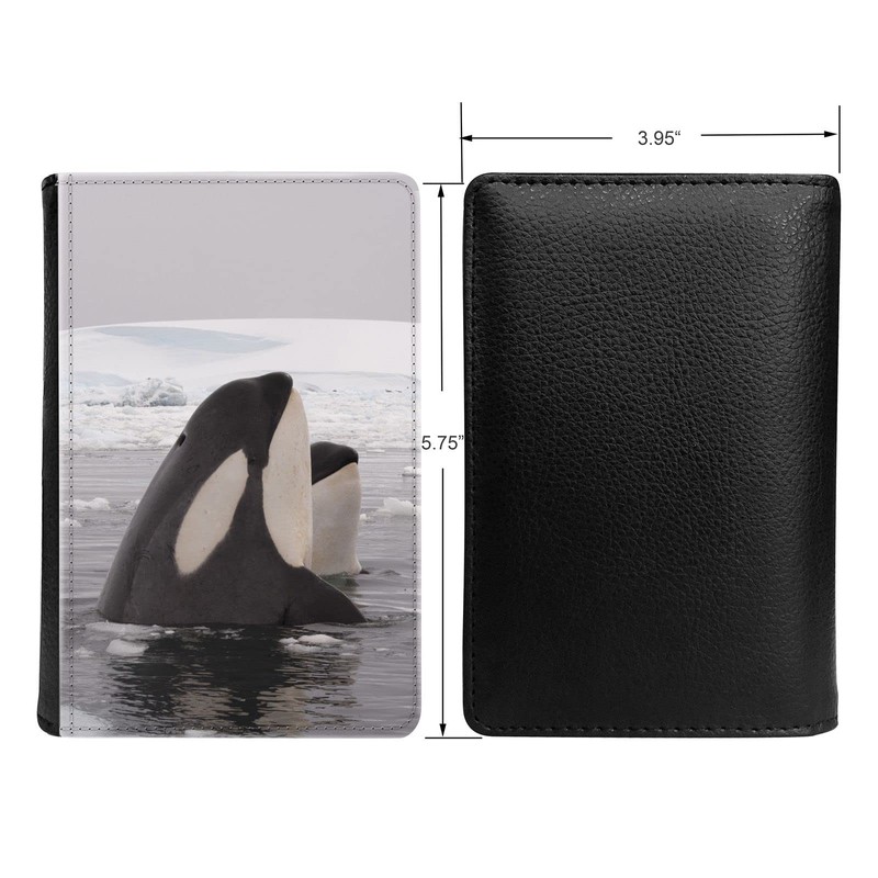 TROFUNG PU Leather Passport Holder Travel Wallet RFID Blocking Card