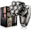 LITATA 7D Head Shaver for Bald Men Detachable Head Shaver