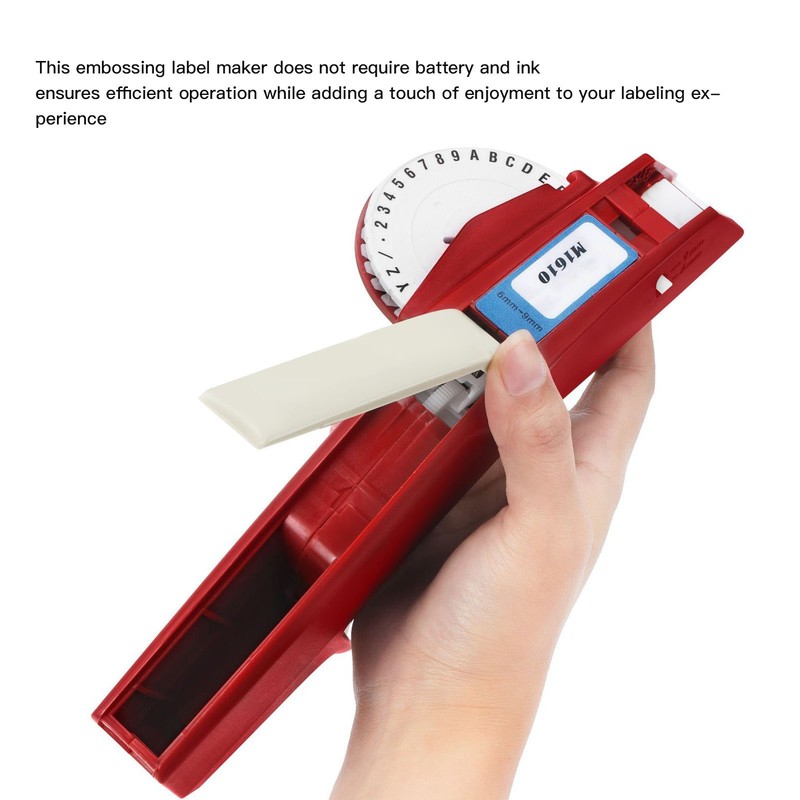 Embossing Label Maker 36 Printable Characters Easy Operation Label Making
