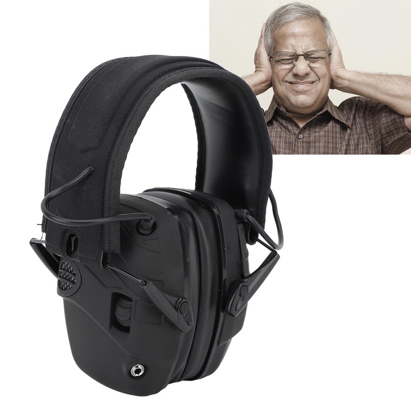 Electronic Shooting Earmuffs ABS Hearing Protective Noise Reduction Headphone for