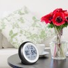 °C/°F Digital Thermometer Hygrometer Temperature Humidity Meter Alarm Clock Touch