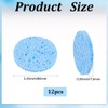 GORGECRAFT Pack of 12 Face Cleansing Sponges Reusable Sponges for