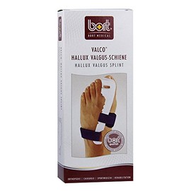 bort 930010 Large Right Valco Hallux Valgus Splint Orthosis for Physiological Correction of the Big Toe Base Joint 1 Piece Right Large White