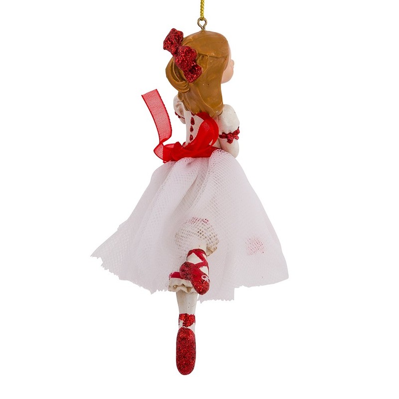 Kurt Adler 5-1/2-Inch Resin Clara Nutcracker Suite Ornament