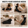 Ergonomic Prone Reading Pillow with Raised Head Support – Multi-Position