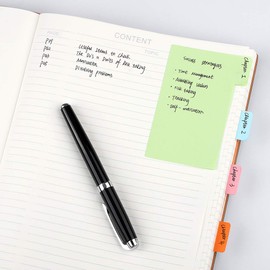 AHGXG College Ruled Notebook 2 Pack - B5 Large Composition Notebook Lined Journal 7.6 x 10 inch, with Thick 100gsm Lined Paper, Total 408 Numbered Pages, Inner Pocket - Green Blue