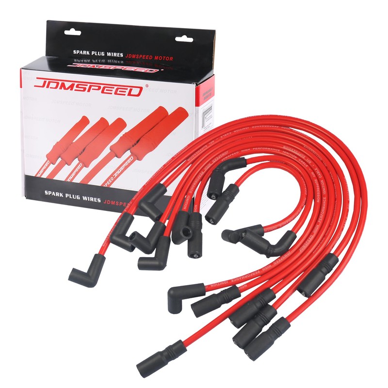 JDMSPEED Nuevo cable de bujía de 10.5mm de repuesto para