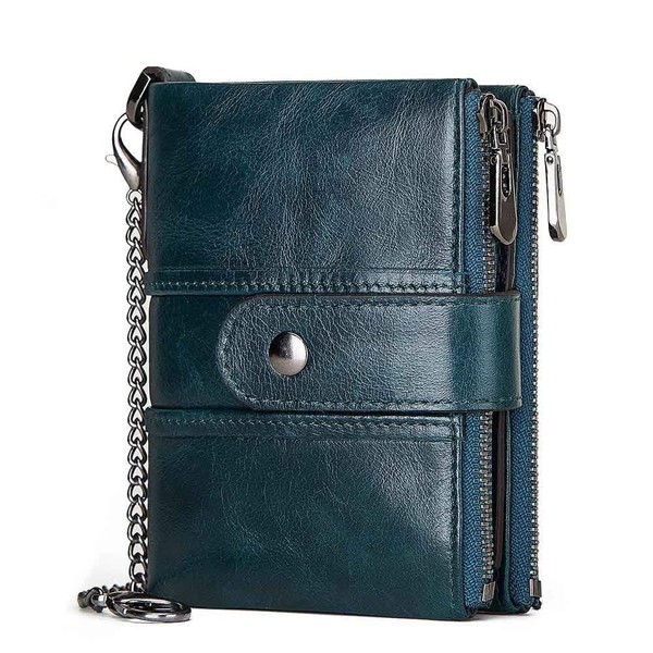 Womens Purse Leather Wallet RFID Blocking Ladies Purses with with