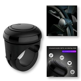 Drumstone 𝟏𝟓 𝐘𝐄𝐀𝐑𝐒 𝐖𝐀𝐑𝐑𝐀𝐍𝐓𝐘 Spinner Knob, Driving Helper Booster Metal Bearing Steering Wheel Universal Fit Spinner Knob, Driving Steering Wheel Knob Vehicle Accessory
