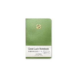 G.C. PRESS Design Notebook, Pockets, Four Leaf Clover, 5.5 x 3.5 inches (140 x 90 mm), 160 Pages, 0.2 inch (5 mm) Graph [750-00]