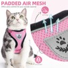 PUPTECK Cat Harness and Leash Set Escape Proof Reflective Cat