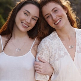 IEFLIFE Godmother Gift - Godmother Gifts from Goddaughter Godson, God Mother Proposal Birthday Gift for Women Her from Goddaughter Godson, Interlocking Circle Necklace for Women Her Jewelry