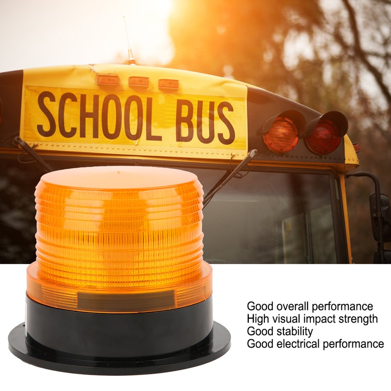 LED Warning Light Electrical Flashing Excellent Luminescence Car School Bus