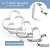 10 Piece Baking Tools, Cookie Cutters, Heart Shaped Cookie Cutters,