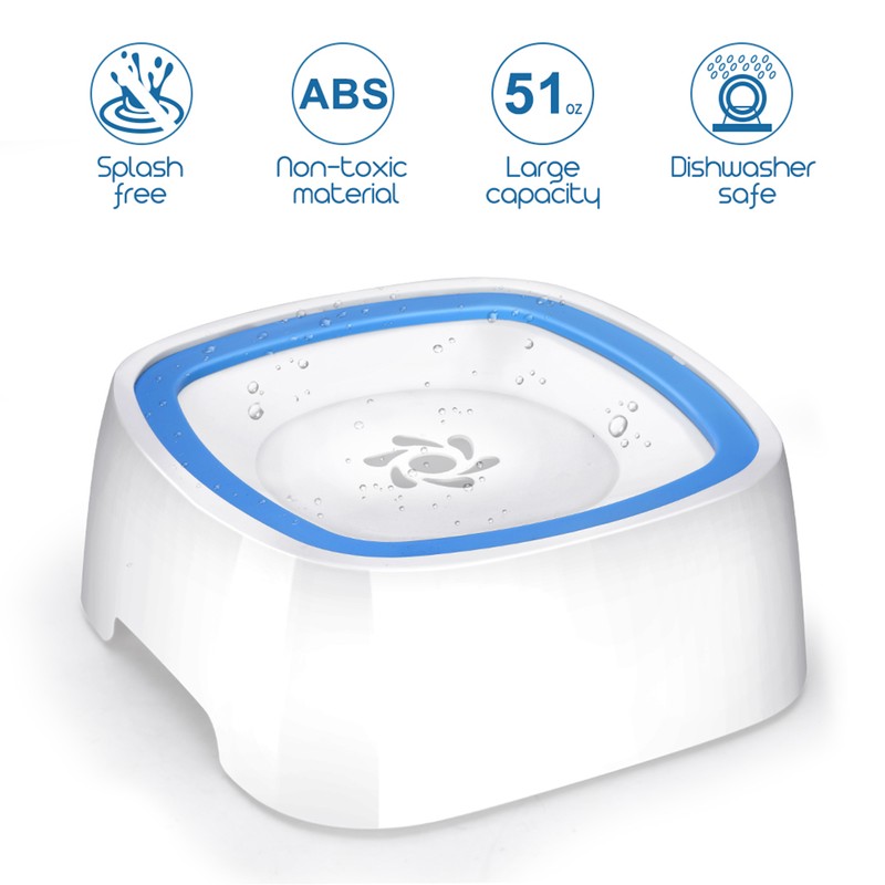 Vitalumos Dog Water Bowl,Vehicle Carried Water Bowl for Dogs/Cats/Pets