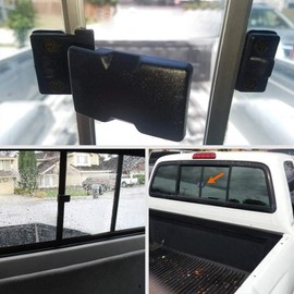 G-PLUS Rear Slider Quarter Window Latch Lock Catch Compatible with Toyota Pickup 1989-1995/Fit Toyota T100 1993-1998/Fit Toyota Tacoma 1995-2000 69370-35010, Black