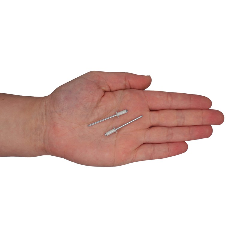 Pack of 100 Painted Blind Rivets 3.2 x 8 mm,
