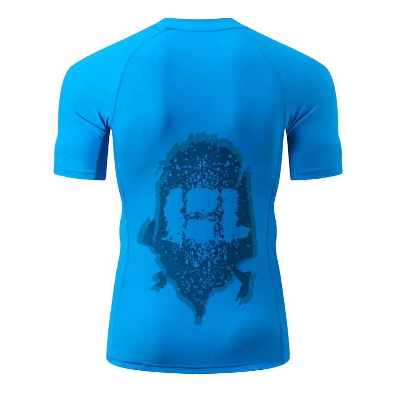 Men's Short Sleeve UPF 50+ Baselayer Skins Performance Fit Compression