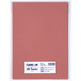 Maruman Canson 321-709P Colored Drawing Paper, Mittant, Venetian Pink, A4, 10 Sheets