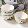 Ceramic Rice Bowls Set of 4, Cute panda Cereal Bowls