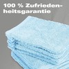 Pack of 10 Wash Mitts, 15 x 21 cm, 100%