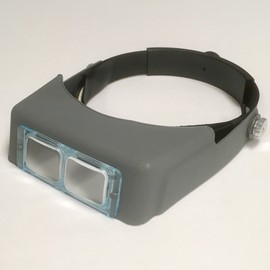 Headband Magnifier, Binocular Magnifying Visor with Glass Lens Set