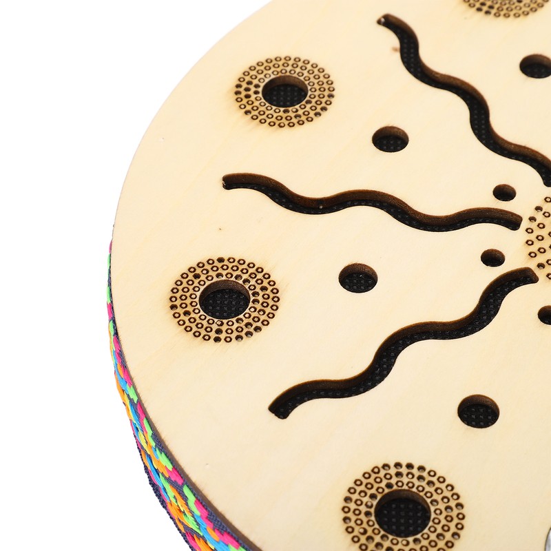 Sea Drum Ocean Wave Sound 8in Portable Maple Ethnic Musical